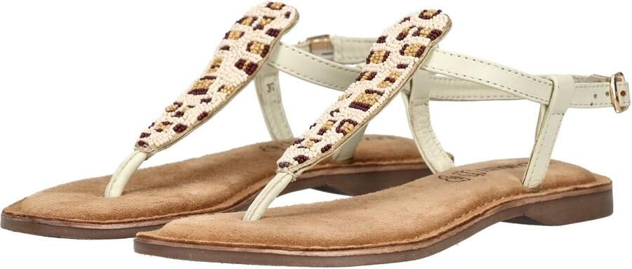 LAZAMANI Teenslipper beige bruin wit - Foto 5