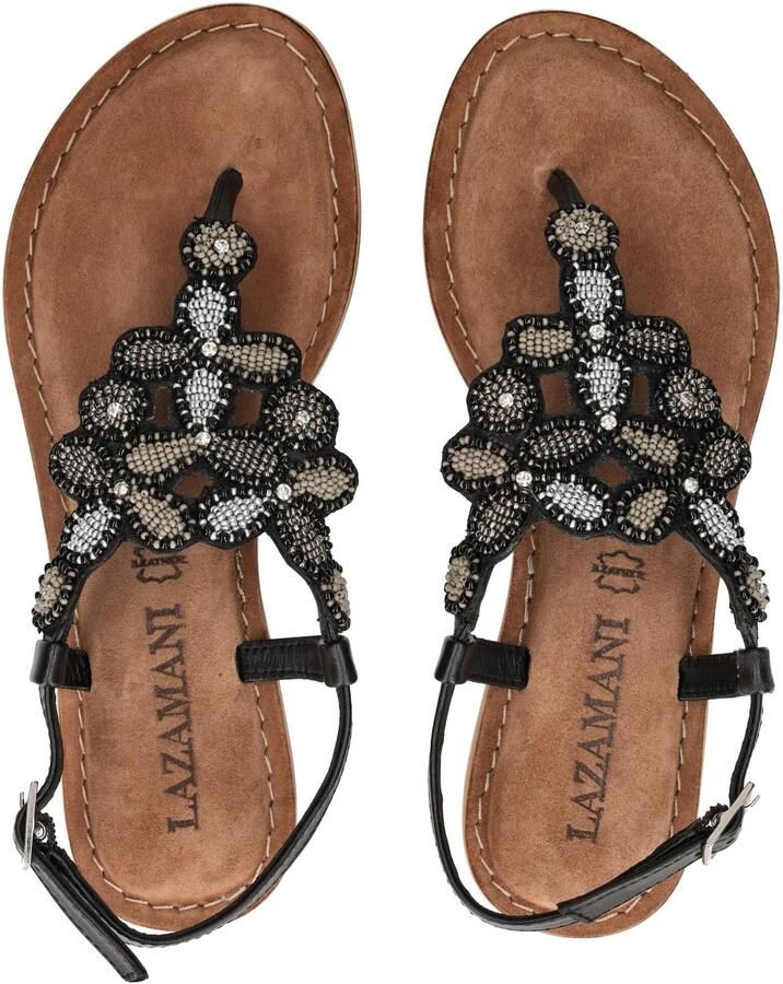 LAZAMANI Teenslipper grijs zwart - Foto 2