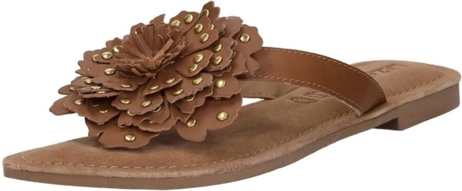Lazamani Kira Dames Teenslippers Leer Tan - Foto 10