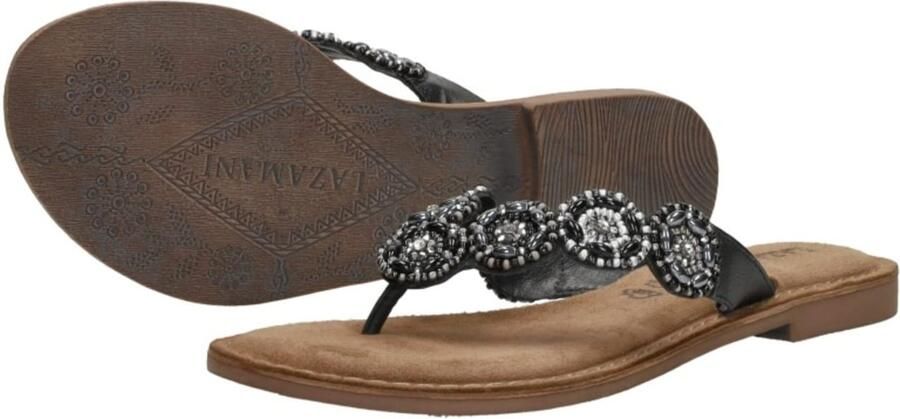 LAZAMANI Teenslipper 'Teenslippers' zwart - Foto 5