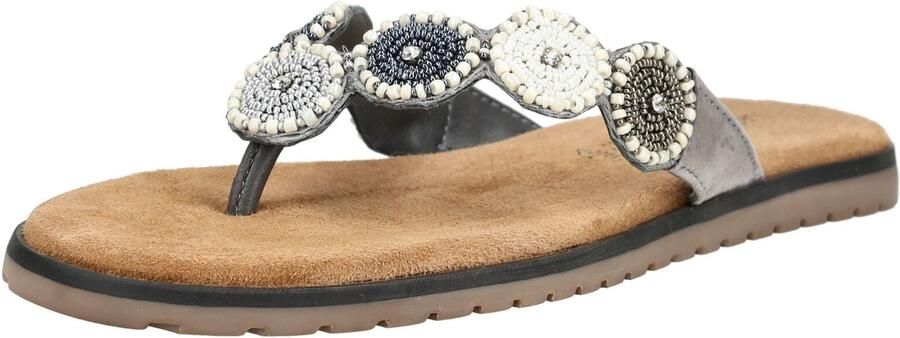 LAZAMANI Teenslipper zilvergrijs parelwit - Foto 2