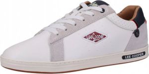 Lee Cooper Hayes Sneaker Heren Lage veterschoen Wit