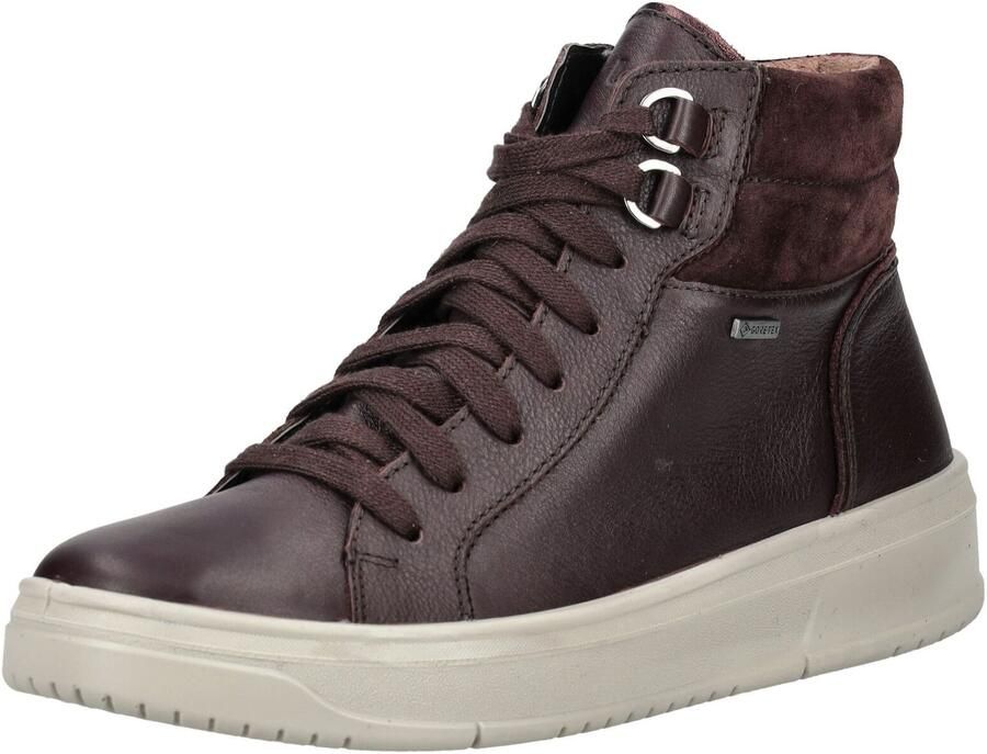 Legero Sneakers hoog donkerbruin
