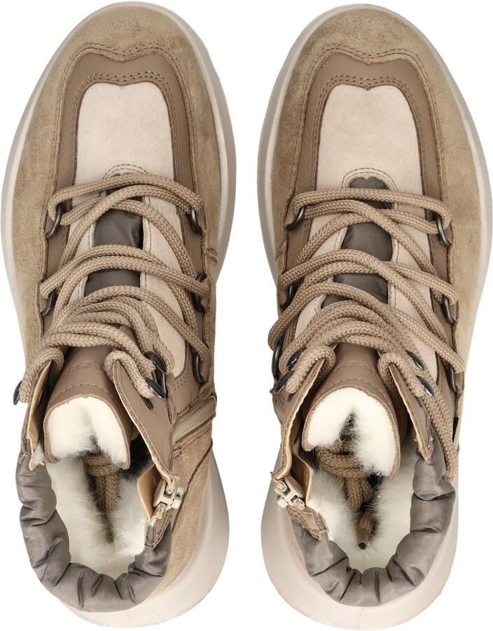 Legero Snowboots beige chamois donkerbeige donkergrijs - Foto 4