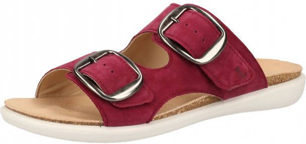 Merkloze Dames Sandalen Raspberry Nubuck Comfortabele Pasvorm - Foto 2