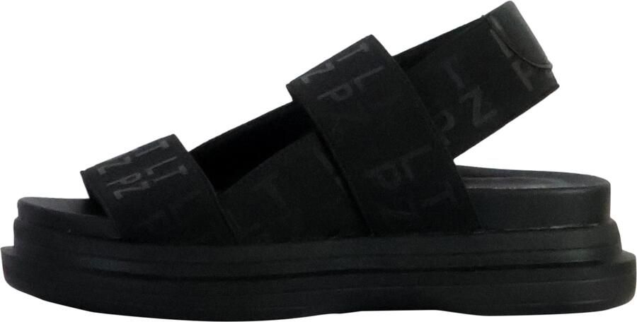 Les Tropéziennes Sandaal 'Ledersandalen von M.Belarbi Cool' zwart - Foto 4