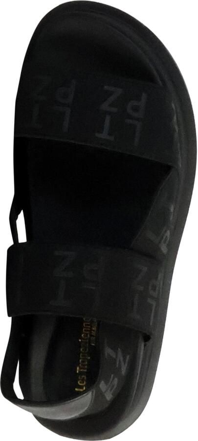 Les Tropéziennes Sandaal 'Ledersandalen von M.Belarbi Cool' zwart - Foto 3
