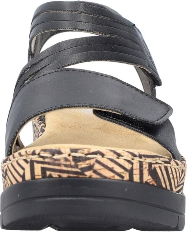 Rieker Plateausandaaltjes Zomerschoen vakantieschoen sandalette met decoratief sieraandeel - Foto 12