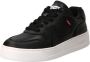 Levi's Glide 235200-713-59 Mannen Zwart Sneakers - Thumbnail 3