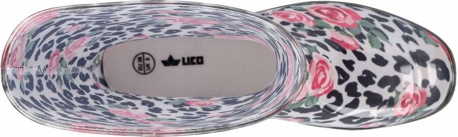 LICO Regenlaarzen 'Aquata' pink zwart wit - Foto 6