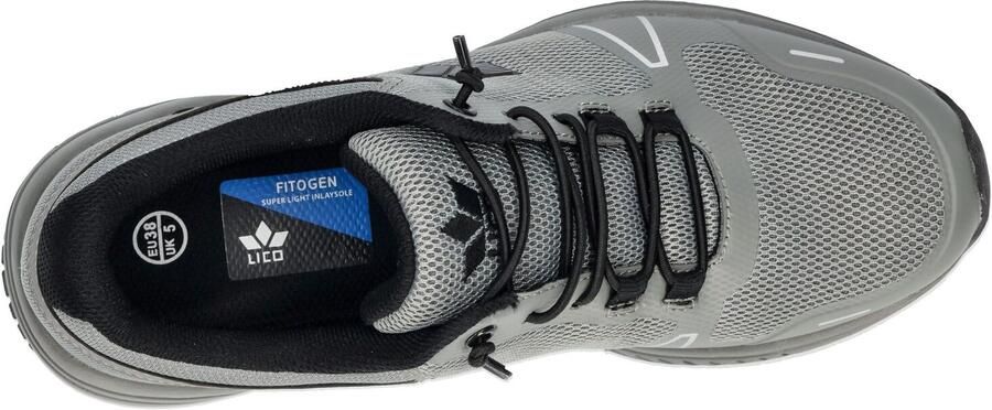 LICO Sneakers laag 'Basildon' grijs zwart - Foto 4