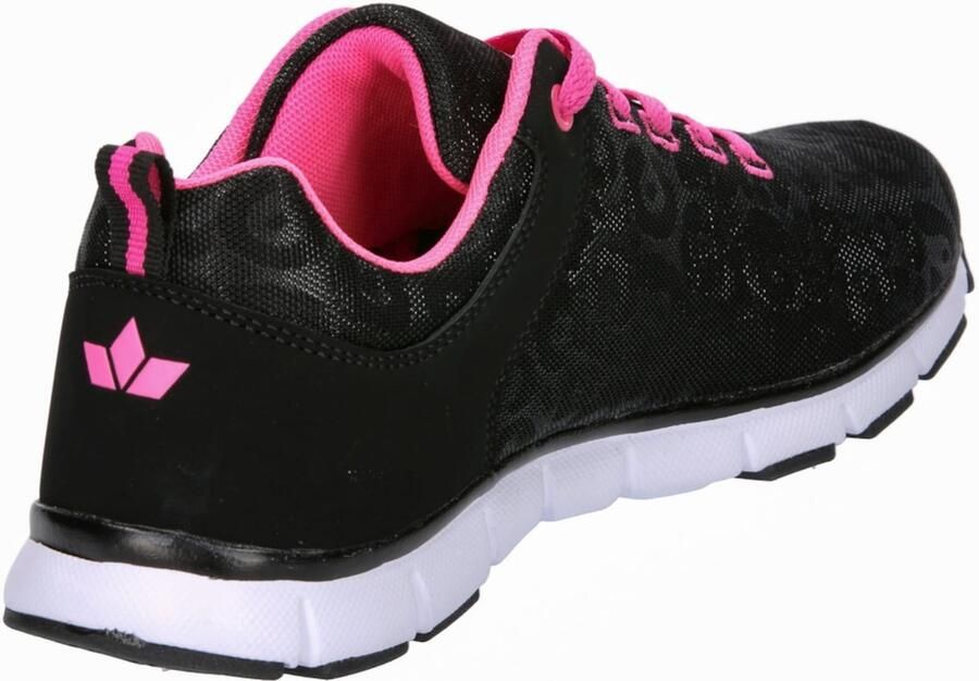 LICO Sneakers laag donkergrijs magenta zwart wit - Foto 2