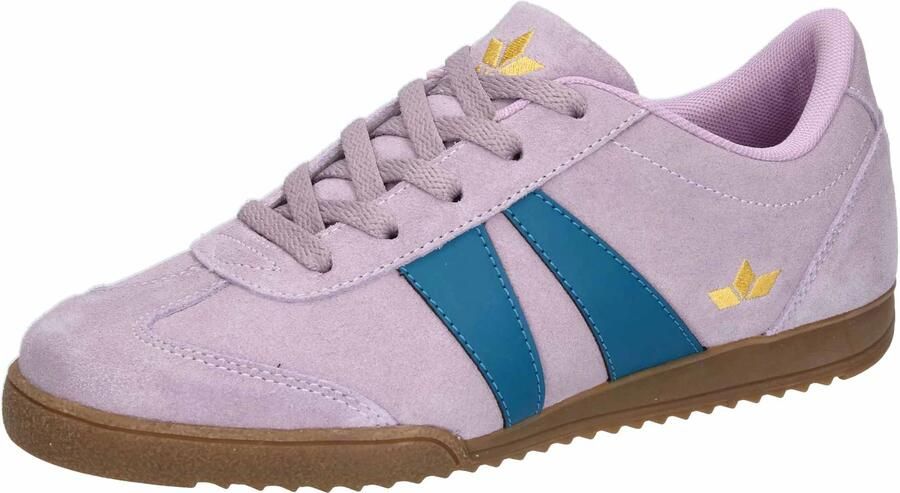 LICO Sneakers laag 'Easley' blauw goudgeel lavendel