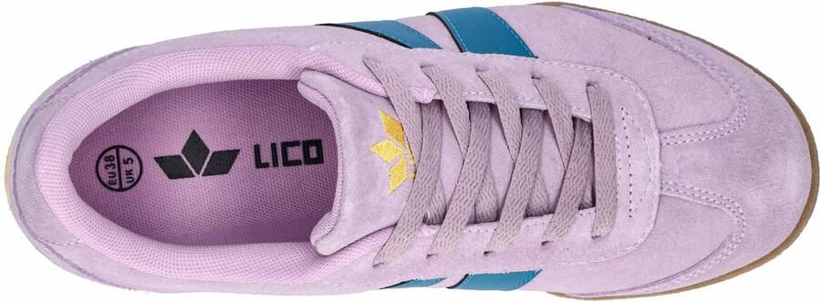 LICO Sneakers laag 'Easley' blauw goudgeel lavendel - Foto 6