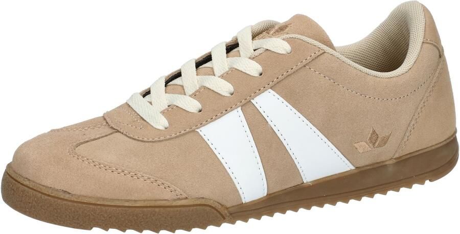 LICO Sneakers laag 'Easley' bruin wit