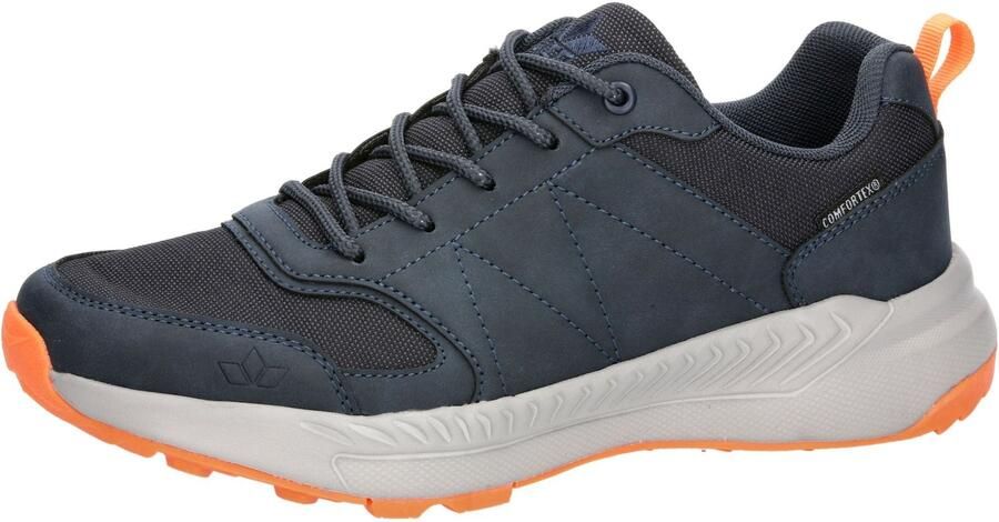 LICO Sneakers laag 'Howard' donkerblauw oranje