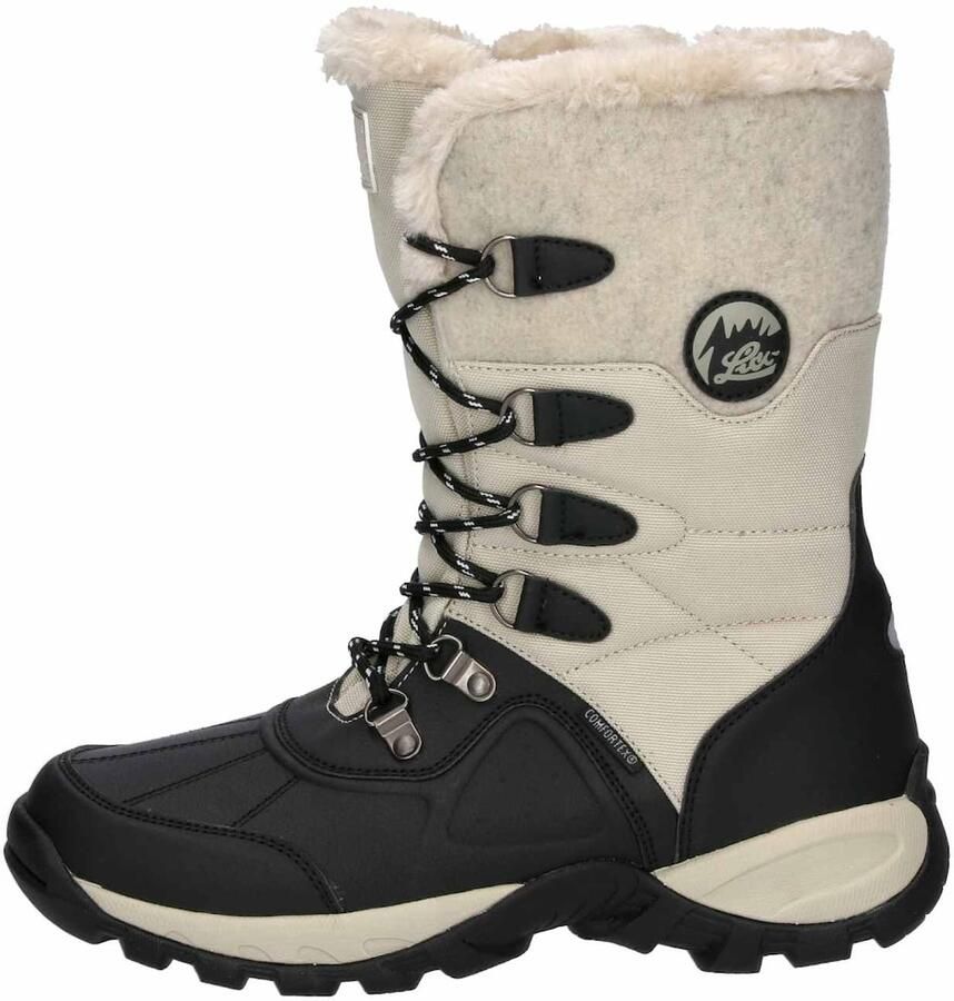 LICO Snowboots 'Silke' zwart wit