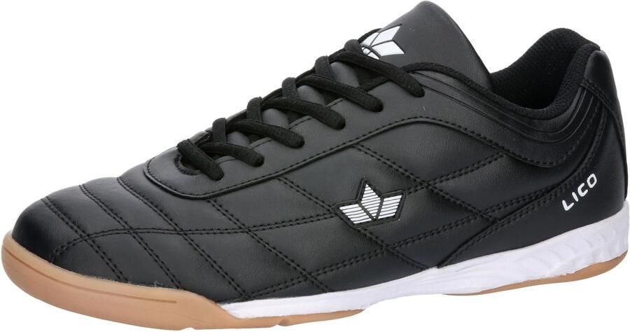LICO Sportieve veterschoen 'Rockfield' zwart wit