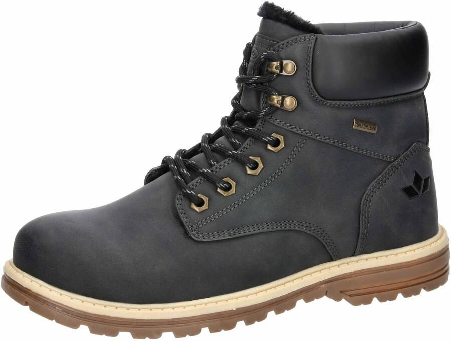 LICO Veterboots 'Trelleborg' zwart