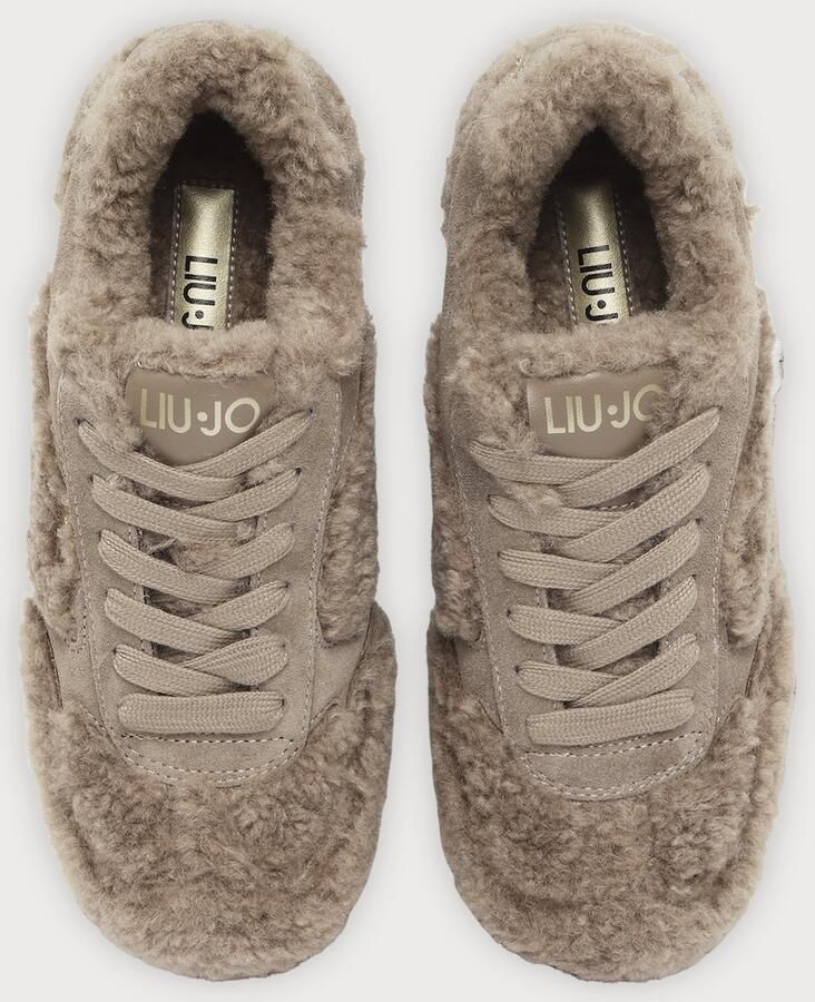 Liu Jo Sneakers laag 'CONNOR 01' donkerbeige - Foto 3