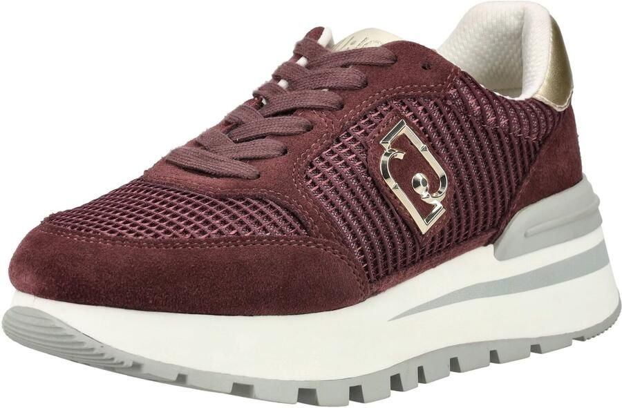 Liu Jo Amazing 25 leren sneakers bordeaux - Foto 6