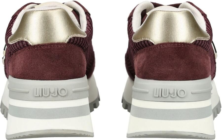 Liu Jo Amazing 25 leren sneakers bordeaux - Foto 9