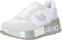 Liu Jo Witte Mesh en Beige Suède Sneakers Multicolor Dames - Thumbnail 4