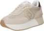 Liu Jo Sportieve Suède Sneakers met Mesh Details Beige Dames - Thumbnail 5