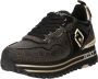 Liu Jo Maxi Wonder 24 Sneaker Bruin Zwart Goud Black Heren - Thumbnail 2