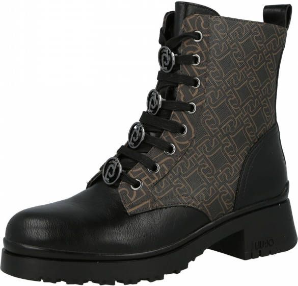 Liu Jo Nancy Hoge Laarzenjes met lage hak Black Dames - Foto 3