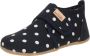 Living Kitzbühel Kid's Babyklett Pauli Pünktchen Pantoffels blauw grijs - Thumbnail 2