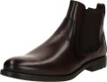 Lloyd Chelsea boots van leer met treklus model 'EEZY' - Donkerbruin