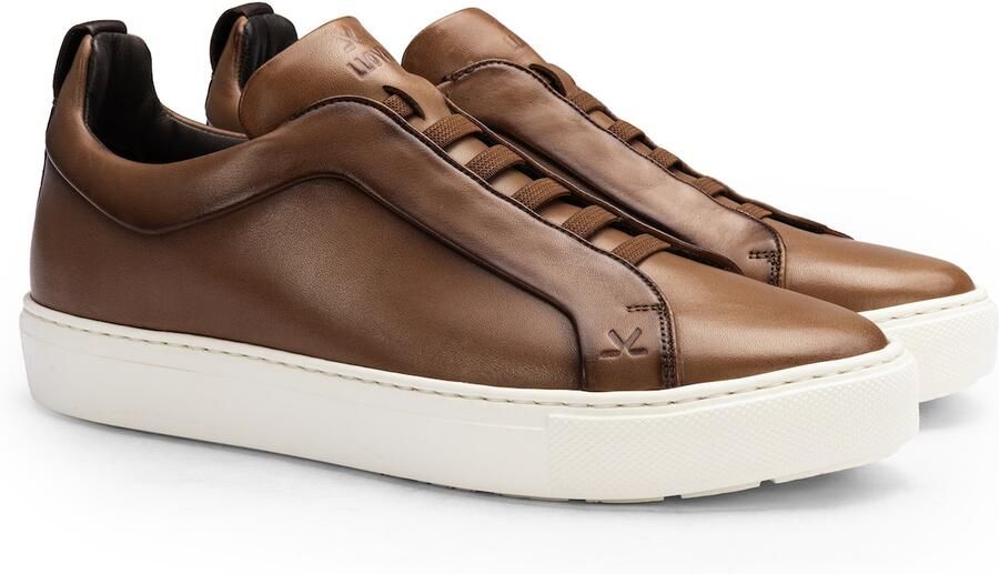 LLOYD Sneakers hoog bruin - Foto 4