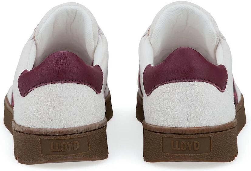 LLOYD Sneakers laag 'Aria' bordeaux wit - Foto 3