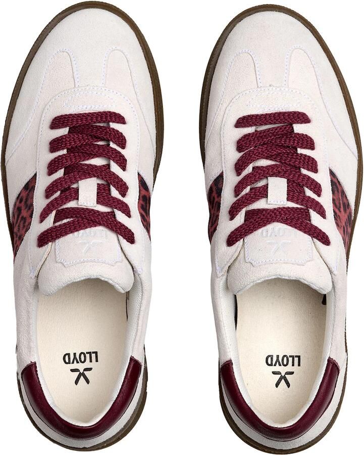 LLOYD Sneakers laag 'Aria' bordeaux wit - Foto 2