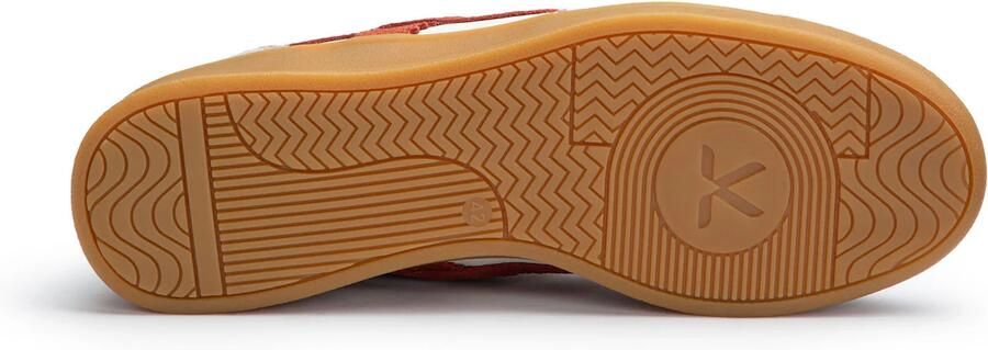 LLOYD Sneakers laag 'BRAVA' lichtgrijs donkerrood wit - Foto 5