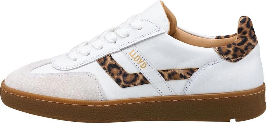 LLOYD Sneakers laag bruin donkerbruin wit