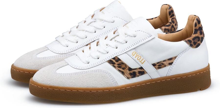 LLOYD Sneakers laag bruin donkerbruin wit - Foto 4