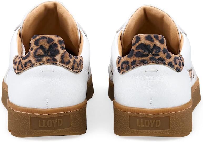 LLOYD Sneakers laag bruin donkerbruin wit - Foto 3