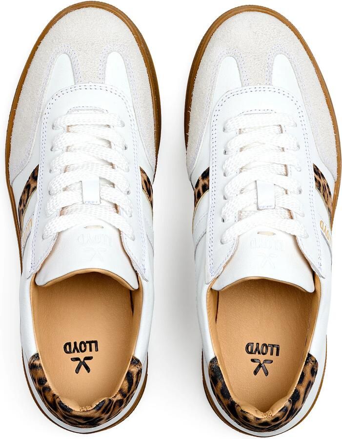 LLOYD Sneakers laag bruin donkerbruin wit - Foto 2