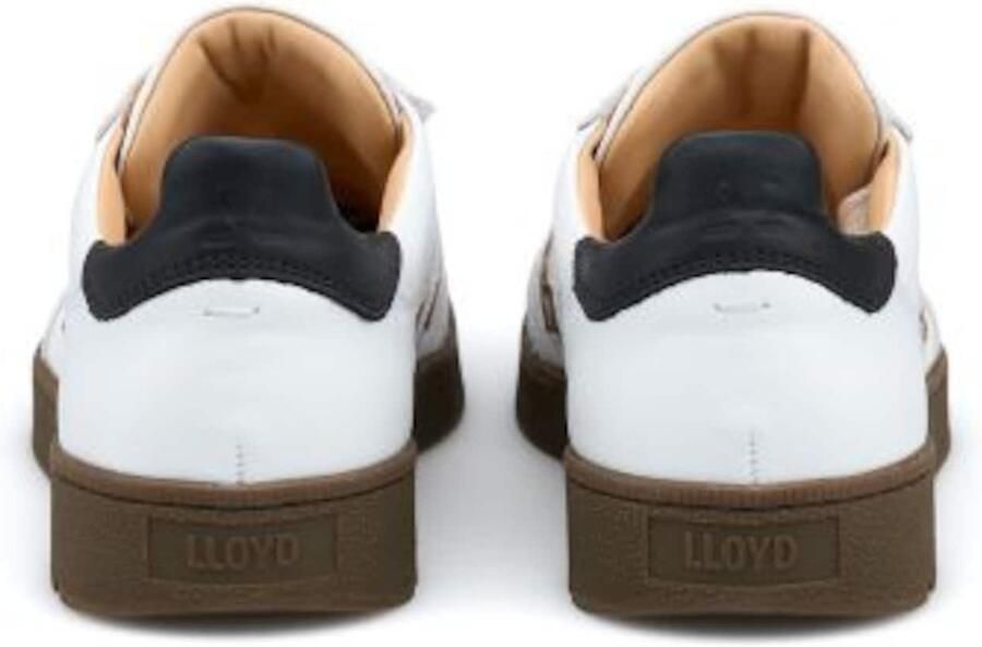 LLOYD Sneakers laag bruin lichtbruin zwart wit - Foto 3