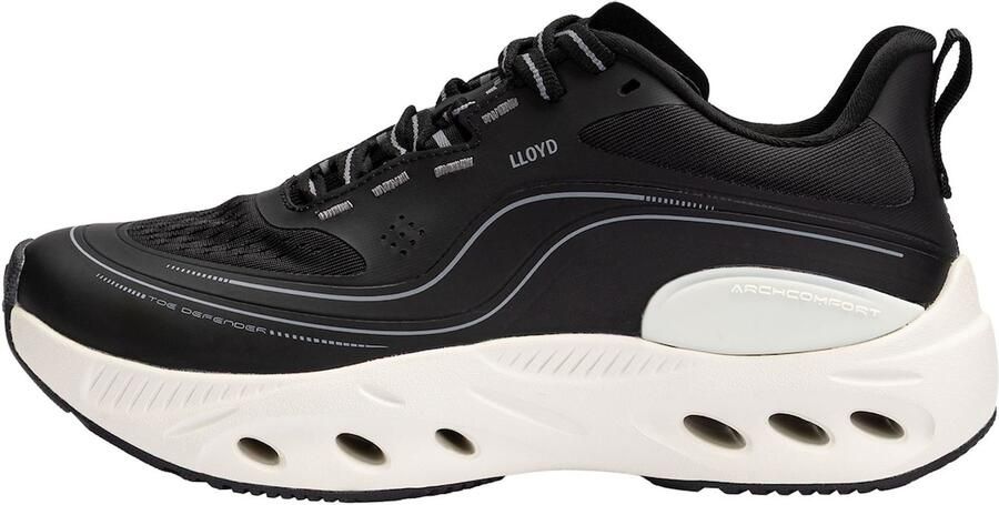 LLOYD Sneakers laag 'DASH X' zwart