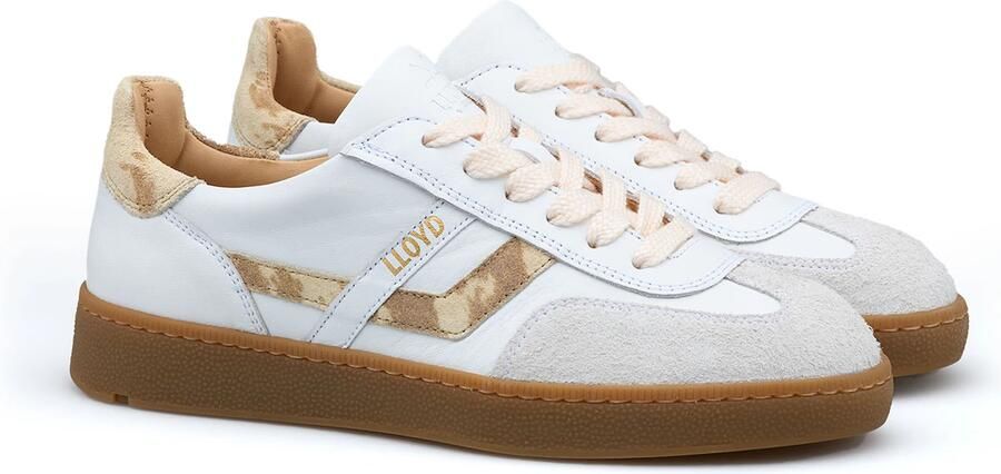 LLOYD Sneakers laag ecru sepia wit - Foto 3
