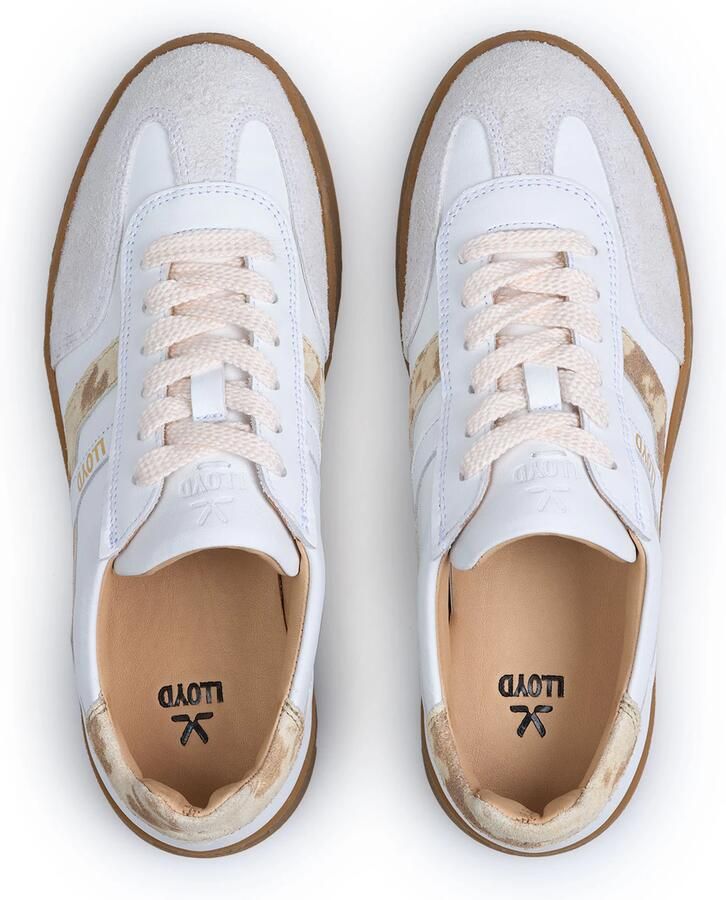 LLOYD Sneakers laag ecru sepia wit - Foto 2