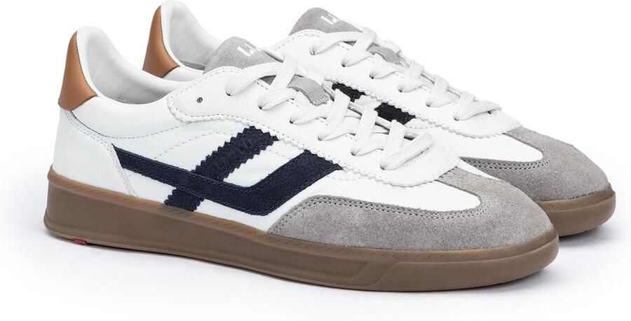 LLOYD Sneakers laag 'Elian' oker grijs zwart wit - Foto 3