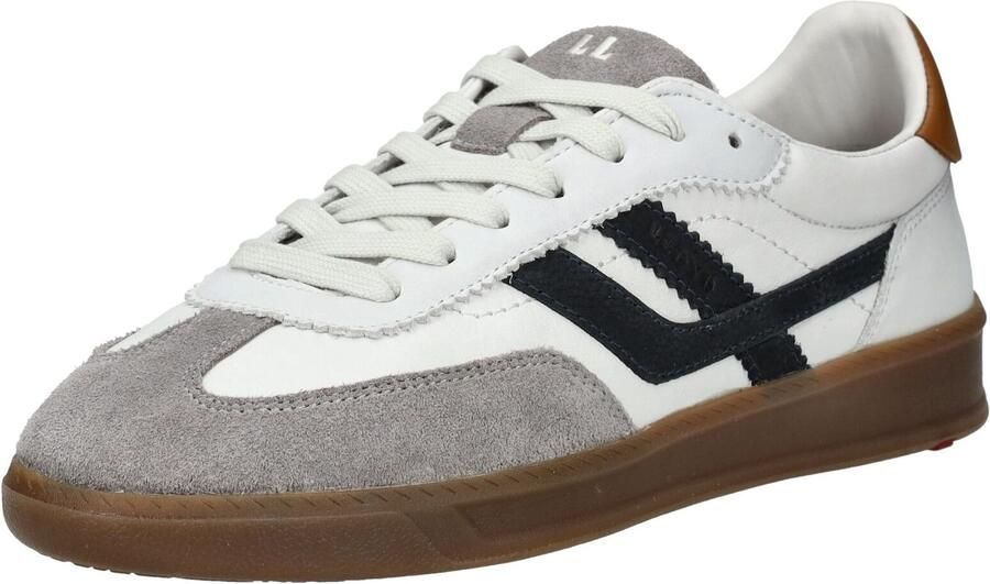 LLOYD Sneakers laag 'Elian' oker grijs zwart wit - Foto 2