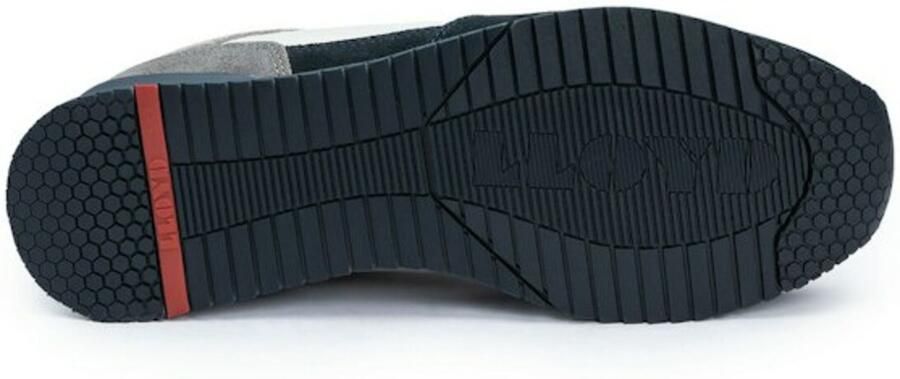 Lloyd Elmore Navy Grey White Sneakers Wit Leer Heren Blauw - Foto 6