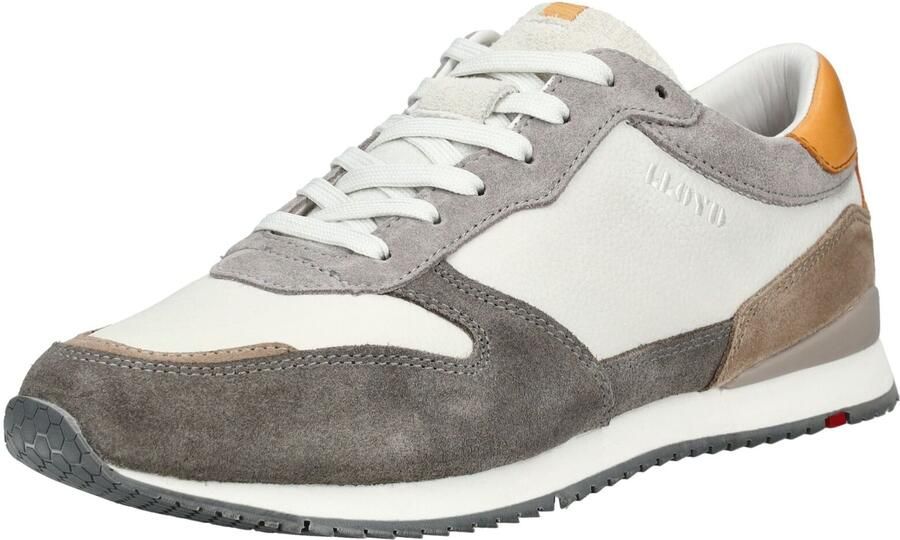 LLOYD Sneakers laag grijs donkergrijs oranje wit