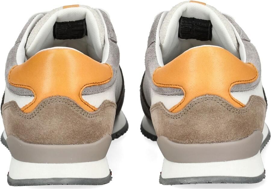 LLOYD Sneakers laag grijs donkergrijs oranje wit - Foto 3