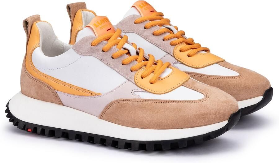 LLOYD Sneakers laag mandarijn perzik lichtroze wit - Foto 4